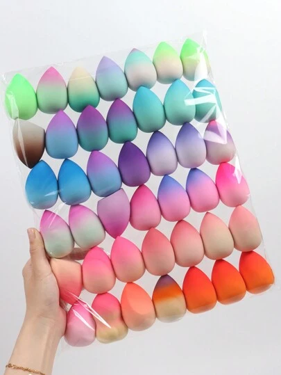 3/5/10/15/20/30/50pcs/Set Makeup Sponges, Random Colors And Shapes, Mixed Foundation Blending Sponges, Suitable For Liquid, Cream And Powder, Latex-Free, Ideal For All Skin Types,Makeup,Cheap,Room Decor,Vanity,Travel,Bedroom,Makeup Accessories,Puff,Makeup Blender,Powder Puff,Makeup Sponge,Cheap,Stocking Stuffers,Makeup,Makeup Tools,Cheap Stuff,Gifts,Gifts For Women,Christmas Gifts,Giveaways,Travel,Cheap Stuff,Travel Essential