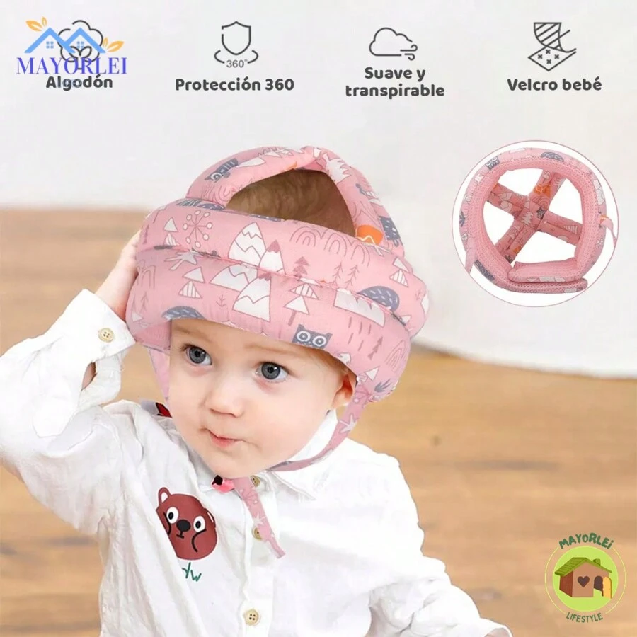 Baby Safety Caps & Knee Pads - LITTLE GIRL - View 1
