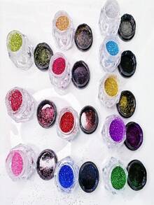 Glitter metálico.  12 piezas. - Multicolor - Ver 2