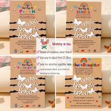 Goodwaro 2pcs/3pcs Set Back To School Gift Stainless Steel Butterfly Matching Bracelets For Mother And Daughter - Three-row Butterfly 3-piece Set - View 13