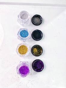Glitter metálico.  12 piezas. - Multicolor - Ver 4