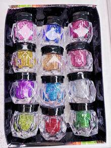 Glitter metálico.  12 piezas. - Multicolor - Ver 5