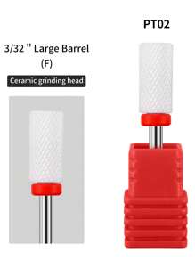 1 件专业陶瓷指甲钻头电动工具配件美甲刀修甲抛光研磨工具用品