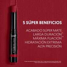 Lapiz Labial Mate Royal Red, Supermate Lips Studio Look Cyzone , Labial acabado mate con 5 beneficios para nutrir tus labios y hacer que luzcan increíbles, #1 Top Seller Mexico - Royal Red - Ver 3