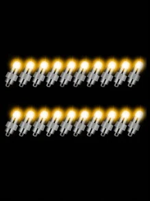 LED 螺旋式气球灯，子弹形装饰照明灯泡，适用于纸灯笼，防水派对照明，适用于生日庆祝 - 多色 - 查看 19