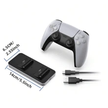 兼容控制器充电站、2 个 USB-C 高速适配器、兼容/超薄控制器游戏手柄充电站 - 彩色 - 查看 6