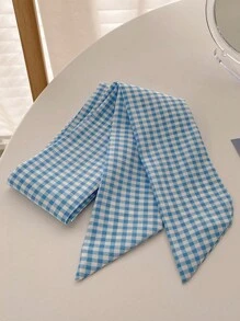 Bộ 4 khăn lụa in họa tiết hoa và chấm bi xanh trắng dành cho nữ, phụ kiện tóc thanh lịch và đa năng - Phù hợp cho sử dụng hàng ngày, thường ngày, dự tiệc, đi làm, đi nghỉ mát - Dây buộc tóc, băng đô, khăn trùm đầu, khăn quàng cổ mùa thu đông, khăn bandana mềm mại cho nữ, khăn choàng cổ cho trang phục mùa hè. - Xanh và trắng - Xem 5