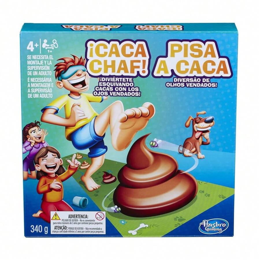 Hasbro ¡Caca Chaf!- Versión ES/PT - Juego de mesa - ☑Entrega 24/72h a España (península) - Multicolor - Ver 1