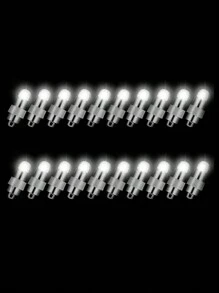 LED 螺旋式气球灯，子弹形装饰照明灯泡，适用于纸灯笼，防水派对照明，适用于生日庆祝 - 多色 - 查看 25