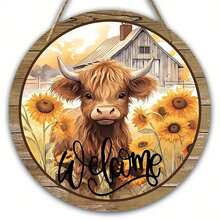 1 件创意木制圆形门挂，春季无面娃娃侏儒薰衣草吊坠，水牛格子木质字母门牌挂饰，春季派对主题装饰，室内墙壁挂饰，门上季节性挂饰，家居装饰，庭院装饰，农舍装饰，花园客厅餐厅装饰。 - 彩色 - 查看 17