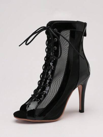 Deliziosi sandali estivi da donna con tacco alto, sexy, con tacco a spillo, ideali per il ballo, le feste e l'ufficio. Scarpe da ballo da donna, con soletta morbida, adatti per balli jazz.