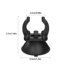 4 pezzi Clip portacavo riscaldatore per acquario con ventosa da 2,5 cm, porta-riscaldatore a barra standard nero per l'acquario dei pesci (non per tubi di aviazione)