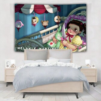 Melanie Martinez There Is A Crying Person In The Cradle Flag Classic Music Bedroom Decoration Wall Hanging Tapestry Room Decor