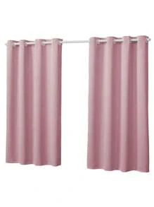 Office And Home Blackout Curtain 2.70 X 1.70 Single Rod Suitable Size Up To 2 Meters - 藕粉色 - 查看 1