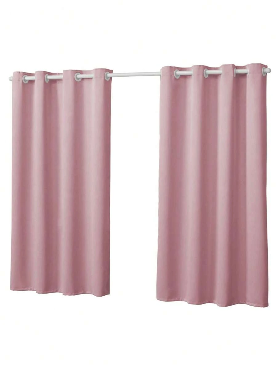 Office And Home Blackout Curtain 2.70 X 1.70 Single Rod Suitable Size Up To 2 Meters - 藕粉色 - 查看 1