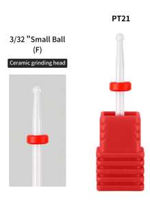 1 件专业陶瓷指甲钻头电动工具配件美甲刀修甲抛光研磨工具用品