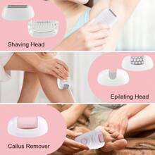 1 件 USB 可充电 5W 三合一电动脚锉去茧器和脱毛器 - 彩色 - 查看 6