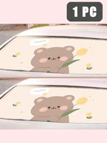 Công viên giải trí cá heo nước gắn trên ô tô, ô che nắng cá heo cỏ dài hôn cá heo, tấm chắn nắng hình tròn đôi, tấm chắn nắng cách nhiệt Capybara, tấm chắn nắng gắn trên ô tô có thể thu vào - Nhiều màu - Xem 2