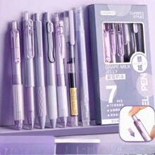 Bolígrafos de gel para el regreso a la escuela - Morado - Ver 7