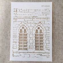 1pc White Plastic A4 Size Window Painting Template