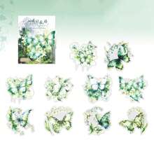 20 Stücke/Packung Vintage Wald Thema Sticker, kreative ästhetische Dekoration, DIY Scrapbooking Bastelmaterial, Urlaubsgeschenk, personalisierter Planer Schulsachen