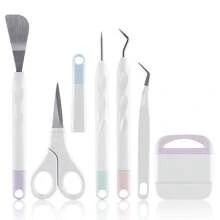6 Stücke/Set Handwerks-Vinylfolie Werkzeug-Set für das Heraustrennen, Skrapbooking, DIY Silhouette Relief Schnitzwerkzeug Set für Hersteller von Silhouetten Handwerkszeug