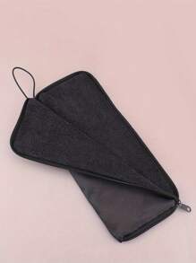 Borsa portaombrello di colore unito, borsa portaombrello portatile e impermeabile, realizzata in tessuto resistente all'abrasione, con panno assorbente, accessori per la scuola, organizer per studenti universitari, pratica per il viaggio e lo stoccaggio