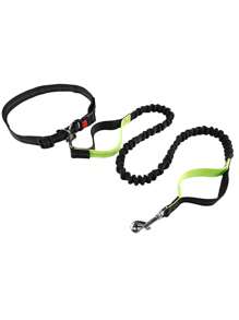 Running Dog Leash Waist Belt, Hands-Free Retractable Dog Leash For Walking, Jogging, And Running With Pets