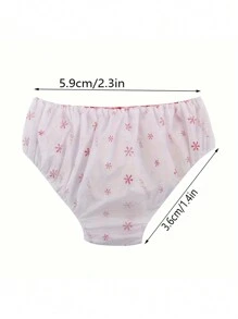 30 peças/conjunto de cuecas descartáveis para viagem pós-parto, cuecas descartáveis não tecidas, itens descartáveis para viagem, itens essenciais para hotéis, itens essenciais para atividades ao ar livre, itens para quarto, acessórios para viagem de praia, mini períodos, itens descartáveis para banheiro - Multicolorido - Ver 4