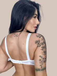 Maternity Package Kit 03 Breastfeeding Bras In MICROFIBER Wine/Black/White. - 彩色 - 查看 7