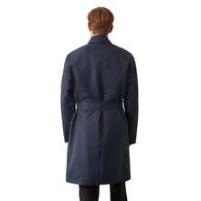 Burton Mens Double-Breasted Trench Coat (Navy) - Navy Blue - View 2