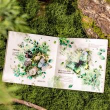20 Stücke/Packung Vintage Wald Thema Sticker, kreative ästhetische Dekoration, DIY Scrapbooking Bastelmaterial, Urlaubsgeschenk, personalisierter Planer Schulsachen