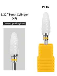 1 件专业陶瓷指甲钻头电动工具配件美甲刀修甲抛光研磨工具用品