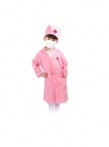 1 Bộ trang phục bác sĩ/y tá dành cho trẻ em để nhập vai, hóa trang [Một số phụ kiện có thể có các biến thể màu sắc] - Nhiều màu - Xem 2