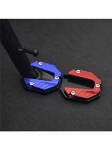 1 pieza Nuevo estilo Soporte de apoyo para pie de motocicleta universal, Almohadilla antideslizante de aleación de aluminio