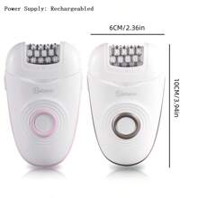 1 件 USB 可充电 5W 三合一电动脚锉去茧器和脱毛器 - 彩色 - 查看 3