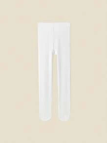 mini bala Girls' Baby Soft Thin Breathable Non-Deformable Underwear Socks 2 Packs