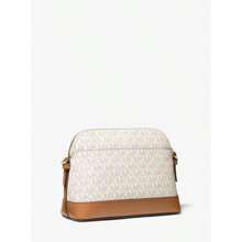 Michael Kors Michael_kors | Large Logo Dome Crossbody Bag - Vanilla/acorn - View 4