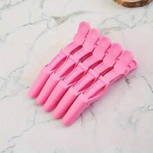 5-delige krokodillenhaarclips in meerdere kleuren - antislip grip, eenvoudig te stylen en te gebruiken in de salon voor haarverf, permanenten en secties - hoogwaardige plastic krokodillenklemmen voor kappers en thuisgebruikers, haartools, haarproducten en accessoires voor kapperssalons, beauty reisbenodigdheden, terug naar school, essentiële reisbenodigdheden voor op reis, haaraccessoires voor vrouwen