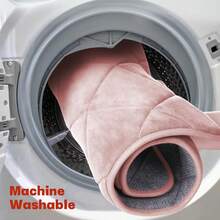 Pink Bathroom Rugs Set 5 Piece, Soft Non Slip Memory Foam Bath Mat, Machine Wash Bathroom Mat Set, Water Absorbent Bath Mats For Toilet And Floor (Pink) - 粉色 - 查看 4