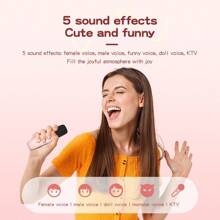 Y6 Creative Fashionable Gradient Effect Karaoke Pearlescent Bluetooth Speaker - Pearlescent White - View 9