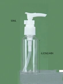 1/3/5/10st Lege Plastic Pomp Flessen Heldere Reis Flessen Pomp Flessen Dispenser Lotion Pomp Flessen Reis Toiletartikelen Flessen Lekvrij Voor Lotion Body Wash Shampoo Conditioner Reisformaat Cosmetica, Thuis Reizen