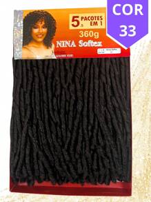 Nina Softex Original Dread Crochet Curly Hair Bundle 360 Grams 5 In 1 - 巧克力棕 - 查看 2