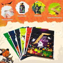 Halloween Treat Bags Halloween Goodie Bags For Kids 60pcs Halloween Candy Bags For Trick Or Treat Bags Bulk With Drawstring For Candy Goodie - Sáu màu hỗn hợp - Xem 3