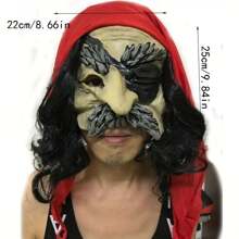 New Horror Frightening Mask For Halloween - Red Cloth Pirate Mask - View 2