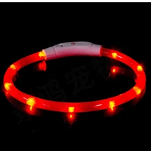 USB Rechargeable LED Glow Dog Collar, Bright Lights For Nighttime, Adjustable Illuminated Collar, Perfect Birthday Gift For Small Dogs, Suitable For Cat Mom, Dog Mom, Cat Lovers, Dog Lovers, Not For Large Dogs