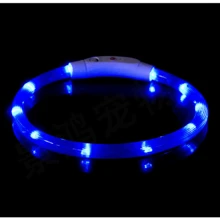 USB Rechargeable LED Glow Dog Collar, Bright Lights For Nighttime, Adjustable Illuminated Collar, Perfect Birthday Gift For Small Dogs, Suitable For Cat Mom, Dog Mom, Cat Lovers, Dog Lovers, Not For Large Dogs