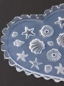 FULL BEAUTY 1 Pc Silicone Nail Carving Mold Different Ocean Animal Design Mould Stamping Plate DIY Nails Template Manicure Tools - Clear - View 5