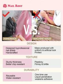 nailrosy Nâng tầm phong cách của bạn với 10 miếng dán móng tay giả thủ công đính đá trang trí bướm trắng Pháp mắt ngắn mèo 3D sáng tạo hài hước truyện tranh hoa hoa dễ thương hiện đại phong cách Nhật Bản giáng sinh cho phụ nữ và cô gái đám cưới mùa đông mùa thu giáng sinh móng tay màu trắng đen đỏ quà tặng màu xanh hoàng gia gothic hồng nóng nâu y2k mùa hè anh đào dâu tây móng tay nhũ màu hồng goth móng tay bấm vừa năm mới móng tay đỏ móng tay đen trái tim bông tuyết móng tay giáng sinh nhãn dán gel nghệ thuật móng tay đánh bóng kỳ nghỉ sang trọng baddie lấp lánh acrylic Latina nhân mã áo len móng tay Fresita Xmas Masc quincea era màu xanh vui nhộn nơ bánh gừng tiệc sinh nhật ma kết tháng 12 lễ tạ ơn tru gỉ móng tay rộng đơn giản nụ hôn thanh lịch btartbox keo dán móng tay gel urvlife trẻ em xcoat ngắn hơn trong suốt quyến rũ chrome petite teens dashing diva che phủ toàn bộ đầu móng tay vật dụng làm móng - Hồng - Xem 7