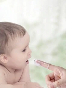 2pcs Soft Baby Toothbrushes With Storage Box For Teething And Oral Care, Great Gift For Infants And Babies - Clear - View 2